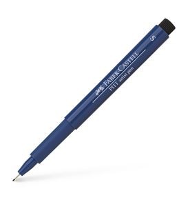 India ink Pitt Artist Pen S indanthrene blue